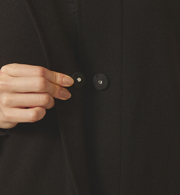 abahouse mavie「ジャージーメルトンロングジレ」|ベスト・ジレ|