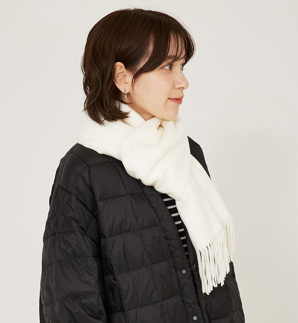 abahouse mavie「ふわふわ無地ストール」|マフラー|