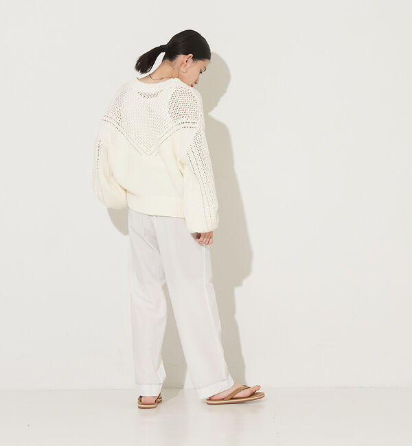 NOMINE「ステッチタックパンツ」|スラックス|