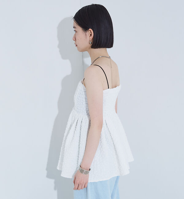 NOMINE「ふくれ ジャガード ビスチェ キャミソール」|キャミソール|