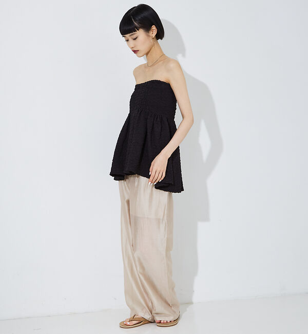 NOMINE「ふくれ ジャガード ビスチェ キャミソール」|キャミソール|