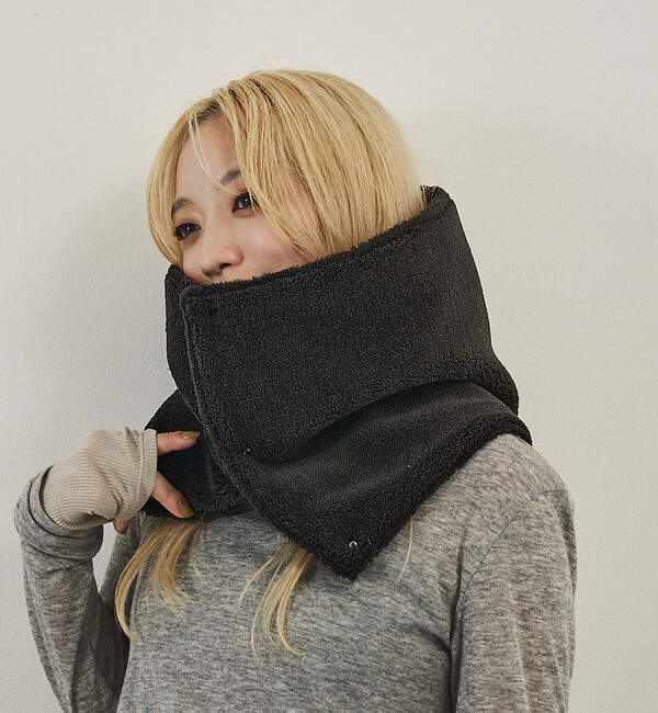 NOMINE「【TAION】ミリタリー リバーシブル ダウンネックウォーマー」|マフラー|