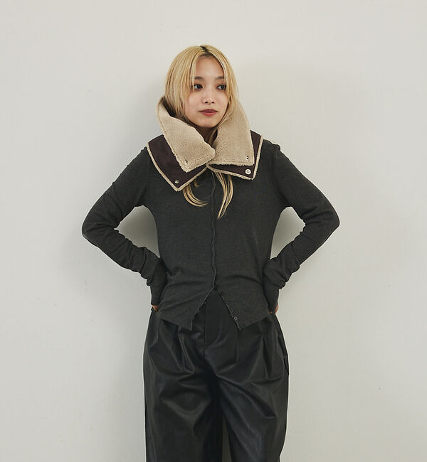 NOMINE「【TAION】ミリタリー リバーシブル ダウンネックウォーマー」|マフラー|