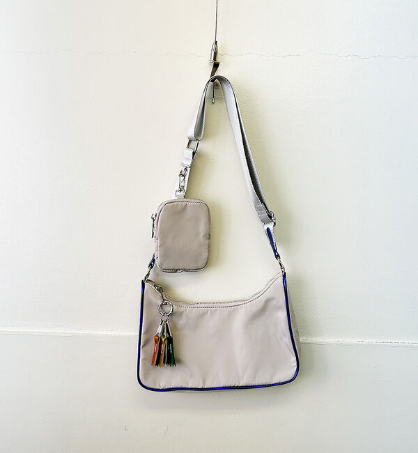 NOMINE「【cheek】square shoulder スクエア ショルダーバッグ」|ショルダー・メッセンジャー|オフホワイト