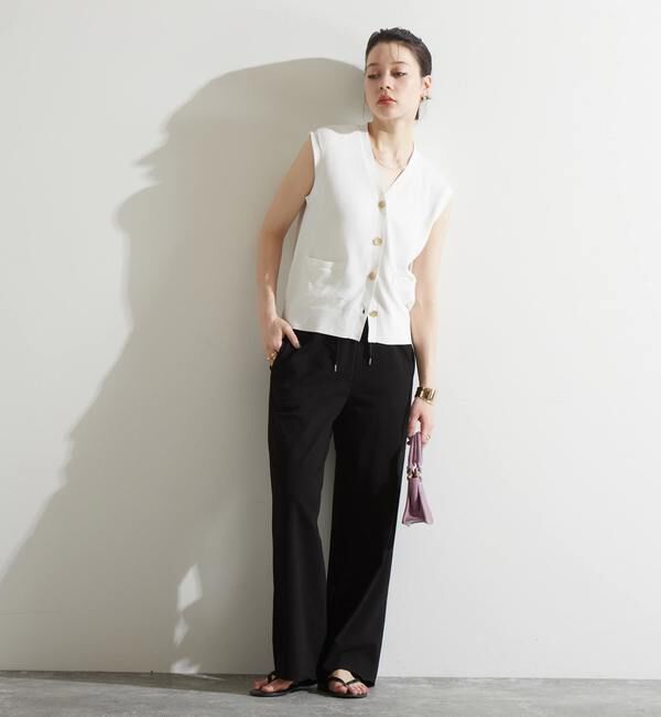 Liesse「V開きニットベスト」|ベスト・ジレ|