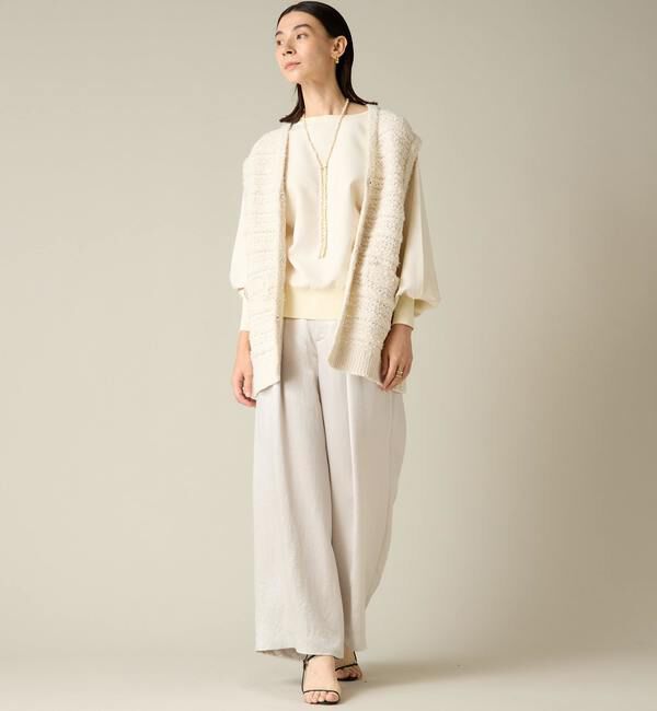 Liesse「ツイーディーニットベスト」|ベスト・ジレ|