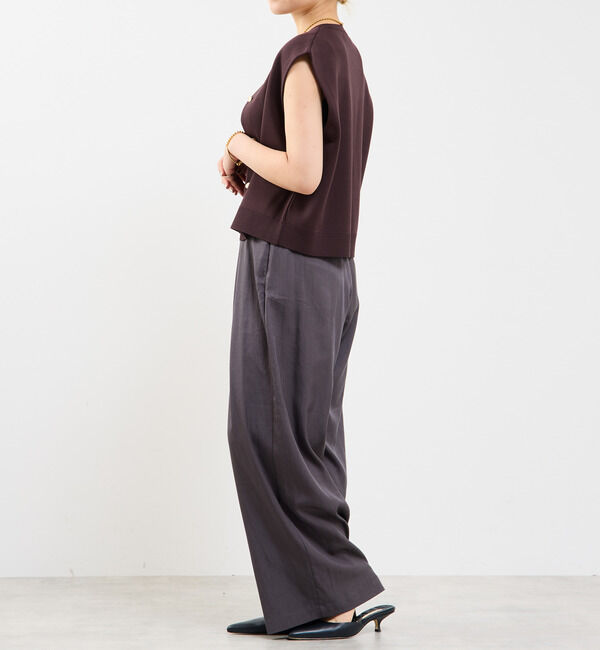 Soffitto「釦付きニットベスト」|ベスト・ジレ|