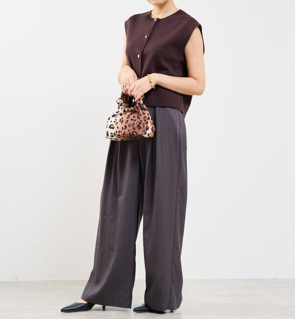 Soffitto「釦付きニットベスト」|ベスト・ジレ|