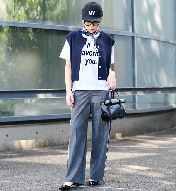 Soffitto「釦付きニットベスト」|ベスト・ジレ|