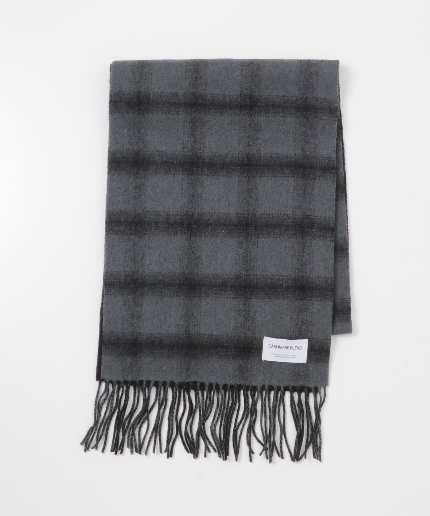 URBAN RESEARCH DOORS「カシミヤブレンド オンブレチェックマフラー」|マフラー|