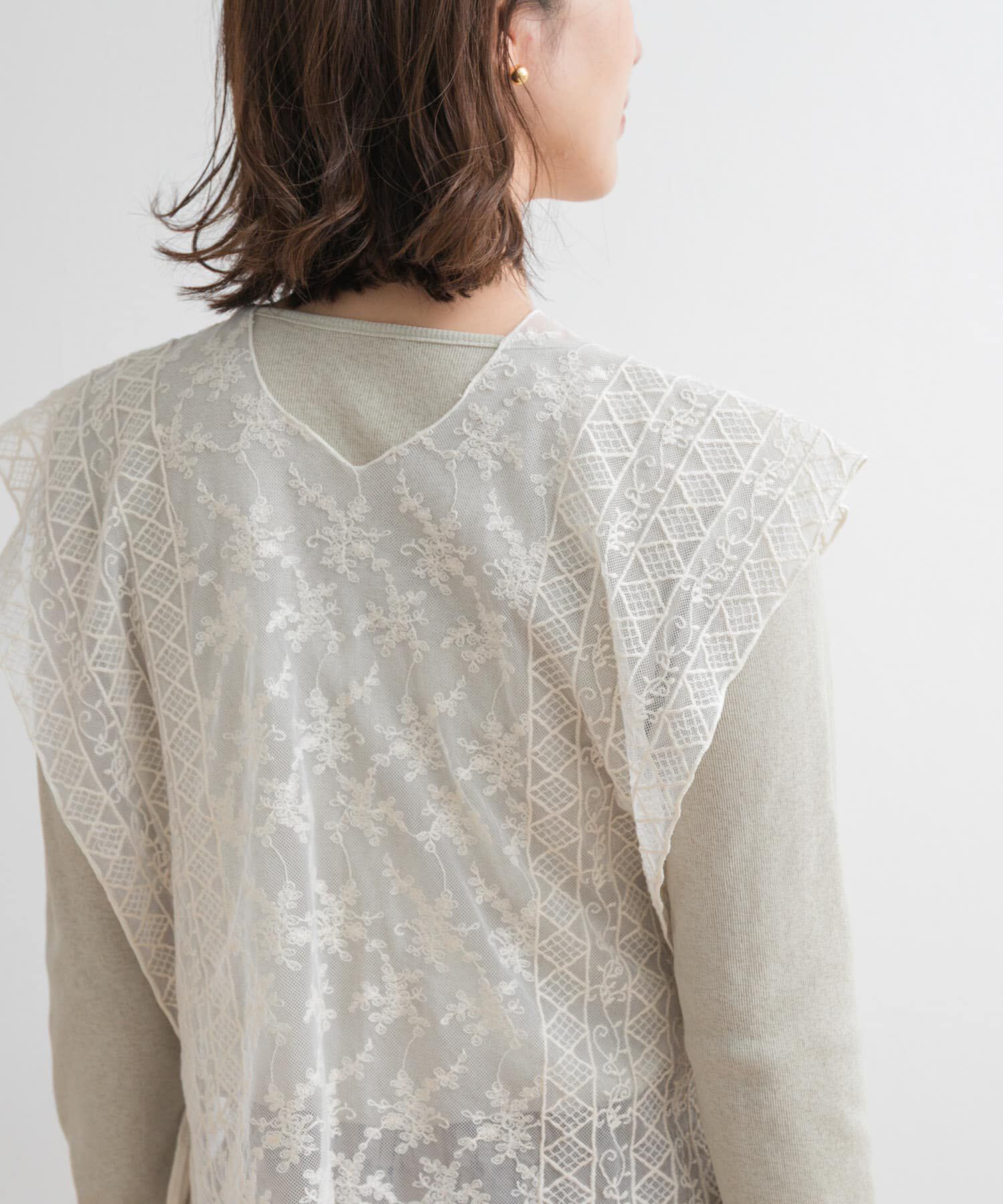 URBAN RESEARCH DOORS「2WAYレースカバー」|ストール|