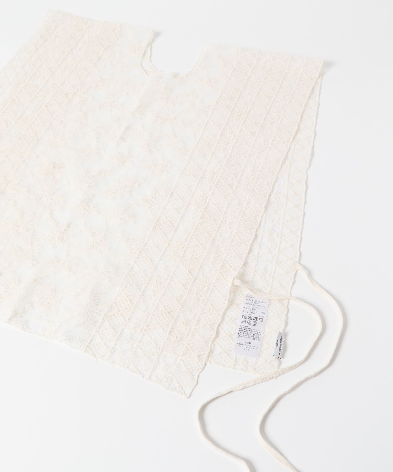 URBAN RESEARCH DOORS「2WAYレースカバー」|ストール|