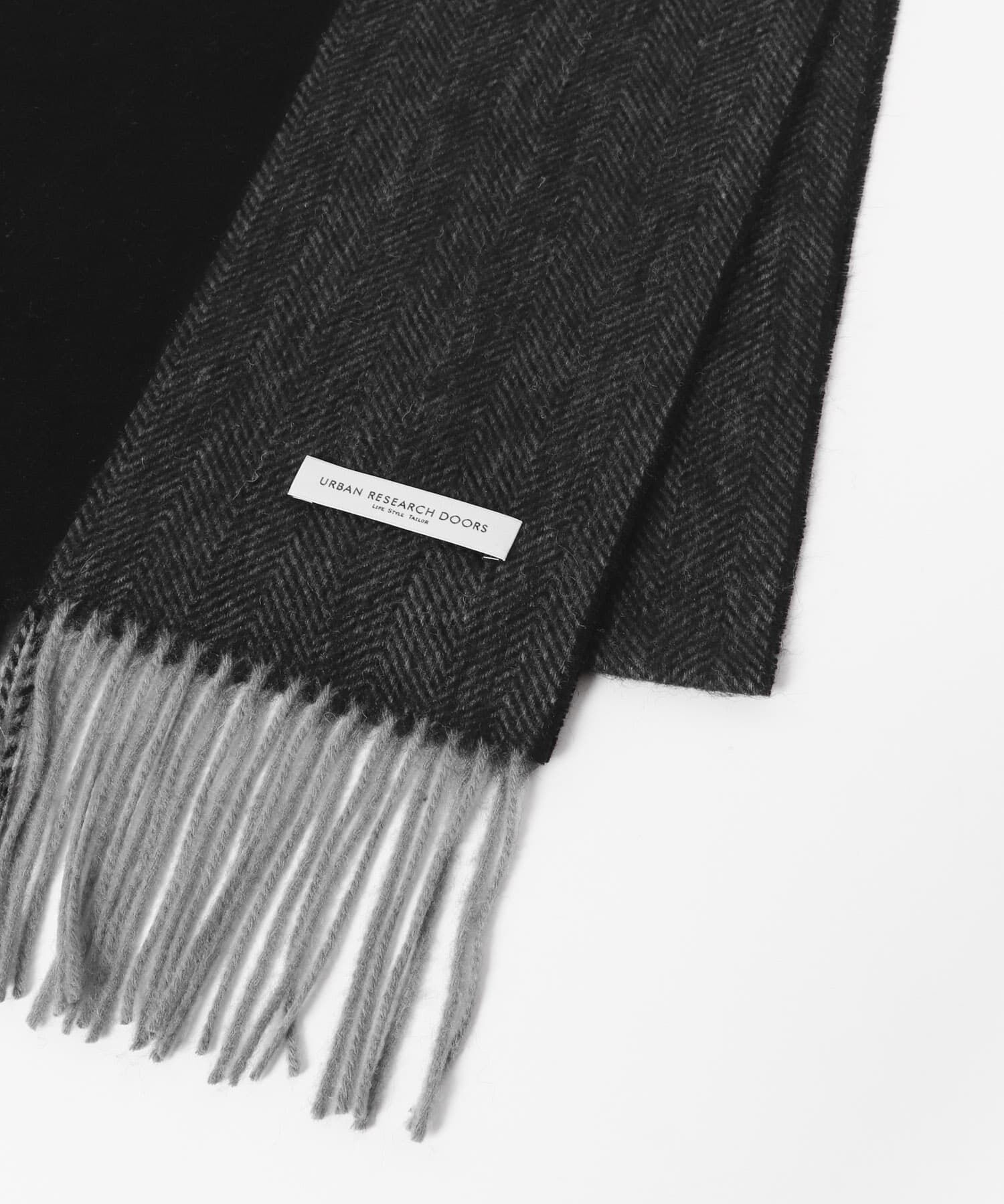 URBAN RESEARCH DOORS「LIFE STYLE TAILOR　サイドラインウールマフラー」|マフラー|