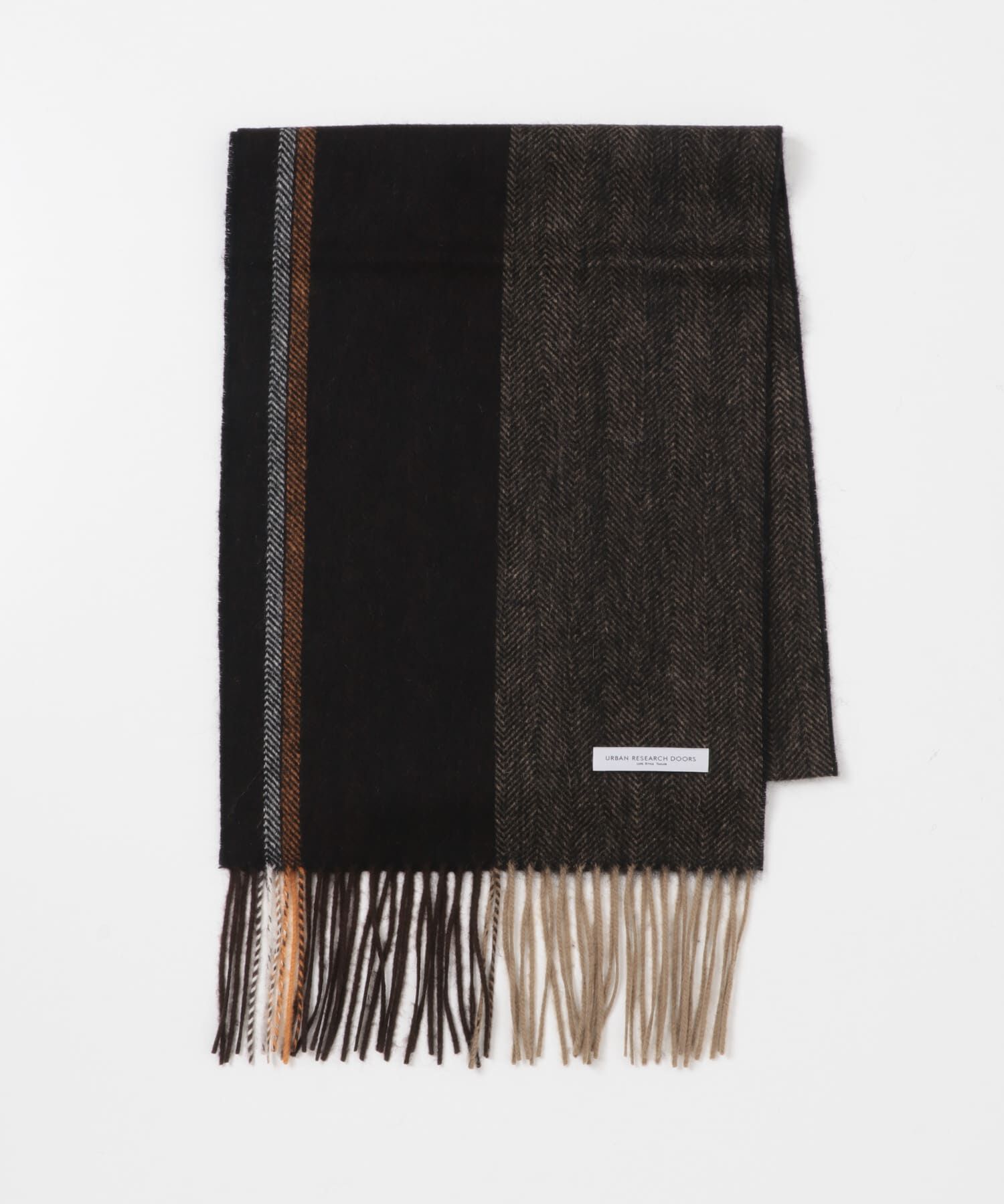 URBAN RESEARCH DOORS「LIFE STYLE TAILOR　サイドラインウールマフラー」|マフラー|