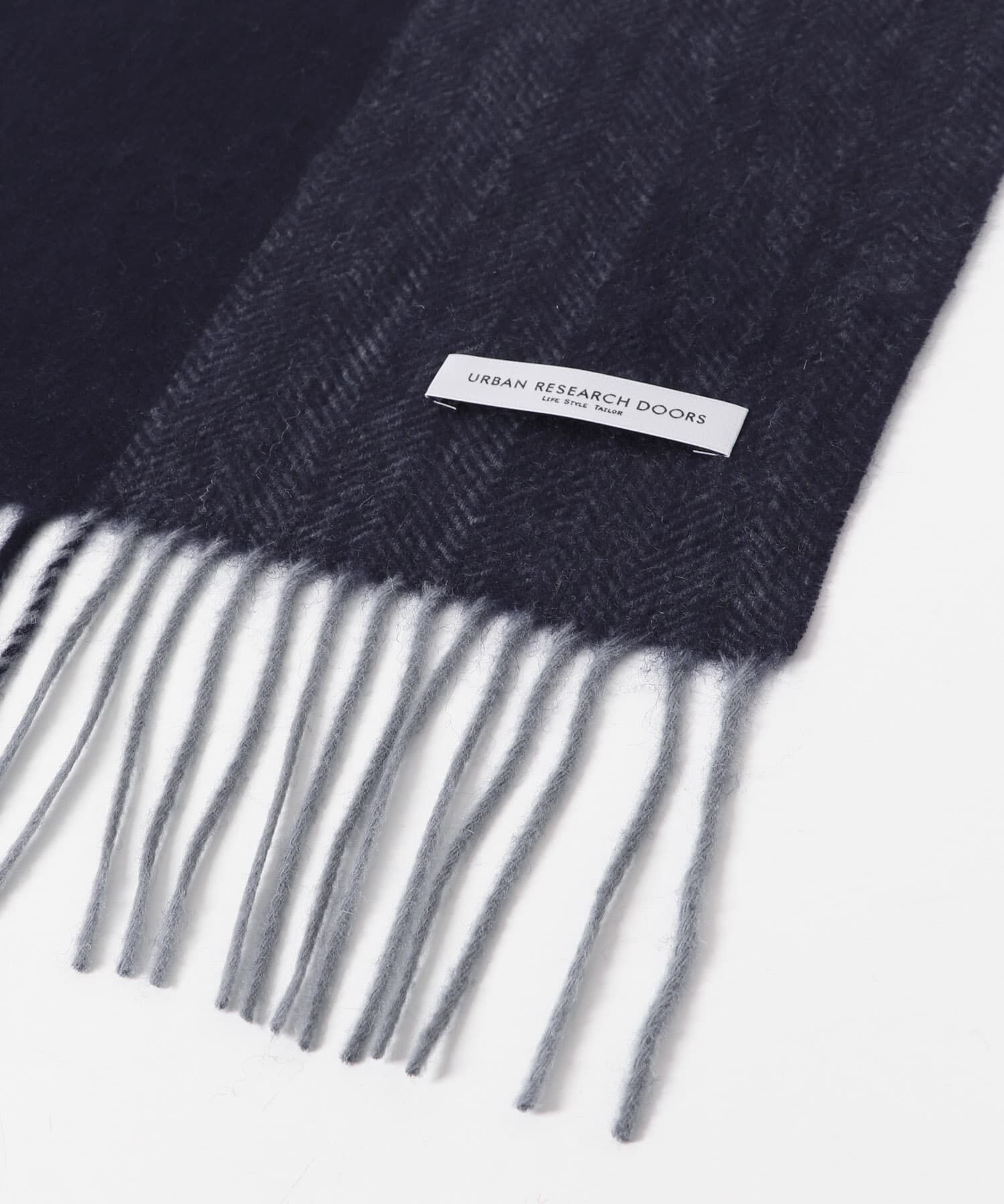 URBAN RESEARCH DOORS「LIFE STYLE TAILOR　サイドラインウールマフラー」|マフラー|