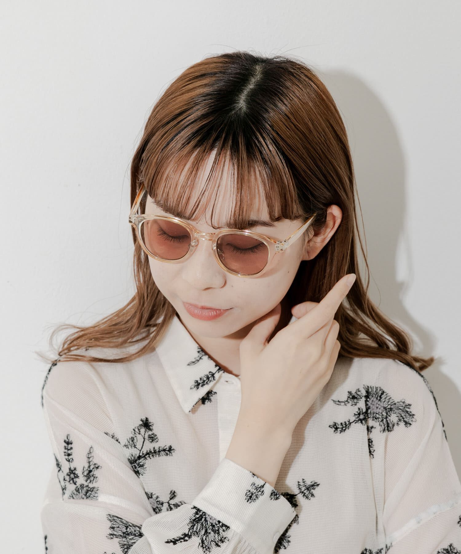 SMELLY「ボスリントンサングラス」|メガネ|イエロー系その他