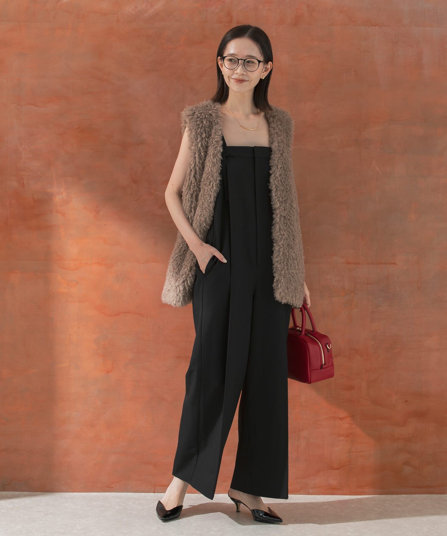 URBAN RESEARCH ROSSO「パンツオールインワン」|スカート|