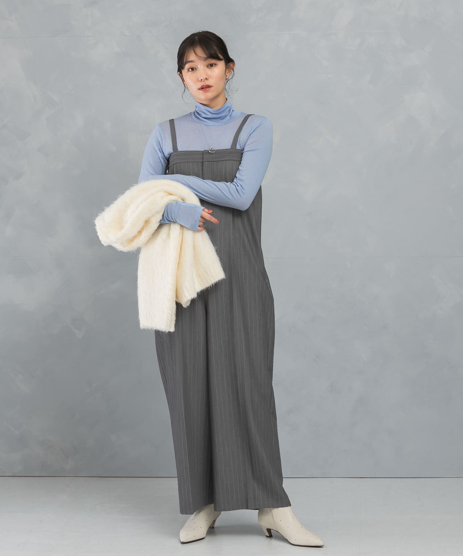 URBAN RESEARCH ROSSO「パンツオールインワン」|スカート|グレー系その他