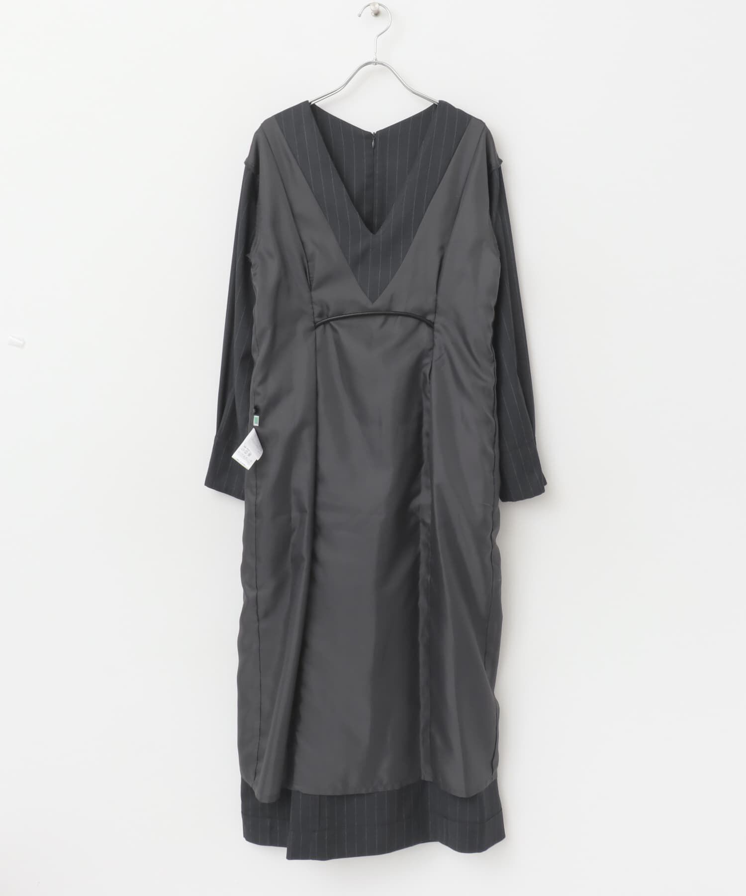 URBAN RESEARCH ROSSO「Vネックベルト付ストレートワンピース」|ワンピース|