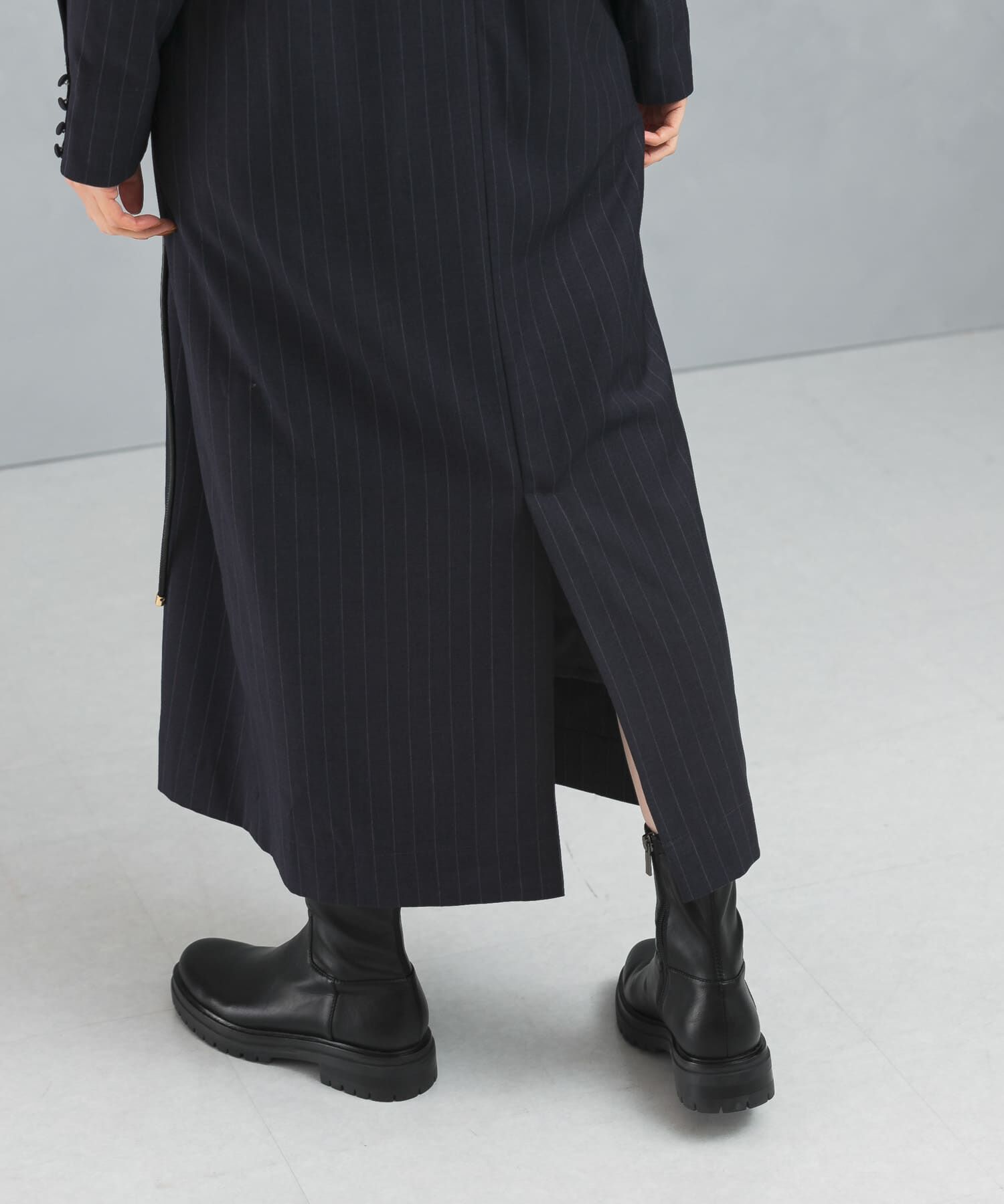 URBAN RESEARCH ROSSO「Vネックベルト付ストレートワンピース」|ワンピース|