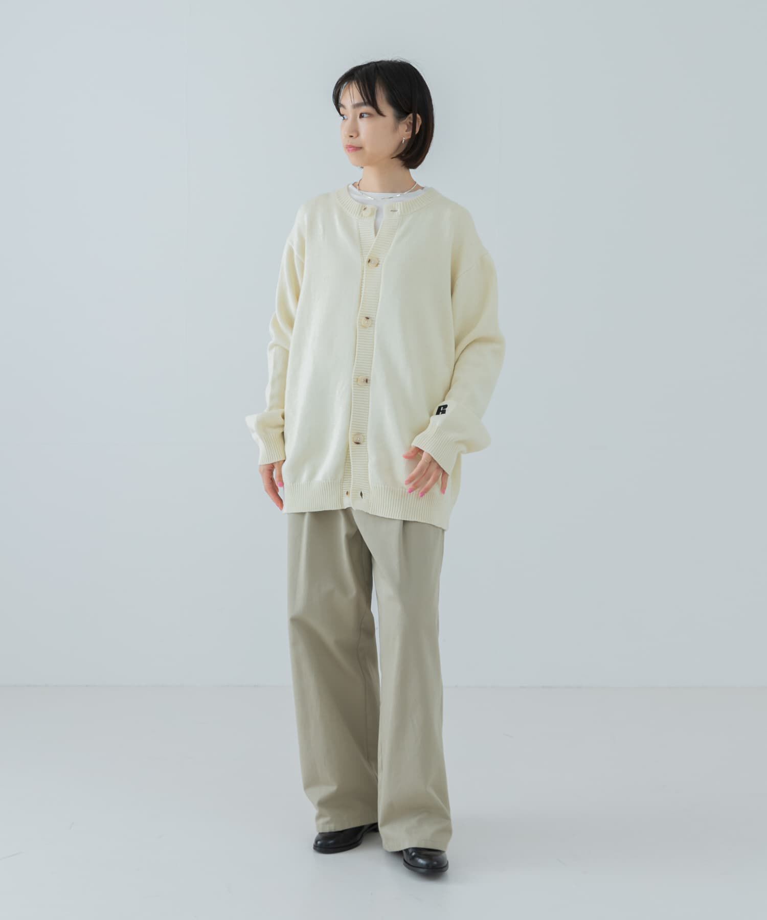 URBAN RESEARCH「『別注』RUSSELL ATHLETIC&times;UR　CREW NECK CARDIGAN」|カーディガン|