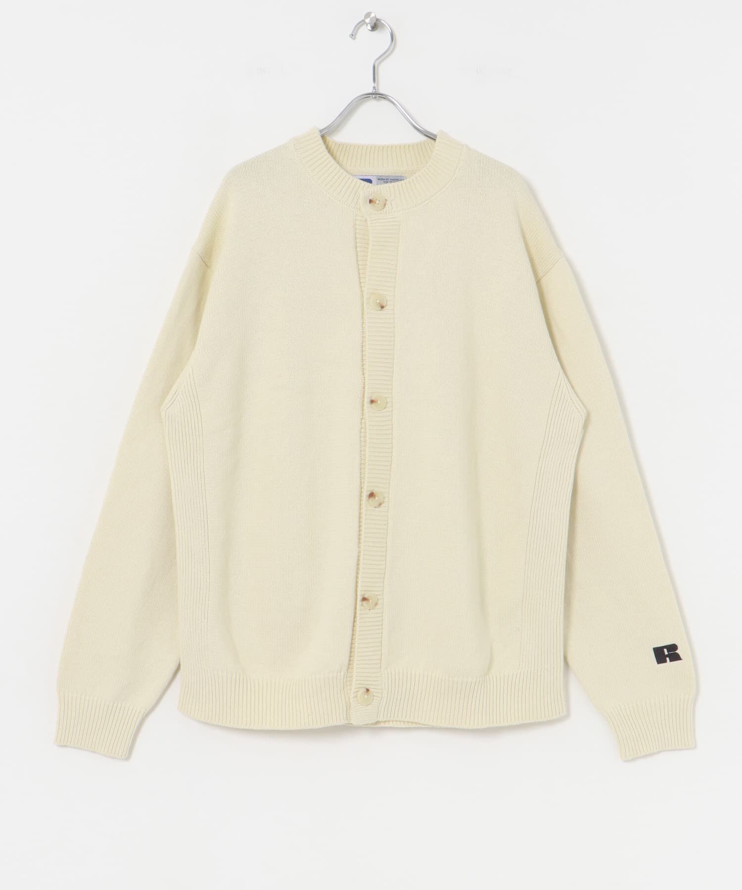 URBAN RESEARCH「『別注』RUSSELL ATHLETIC&times;UR　CREW NECK CARDIGAN」|カーディガン|