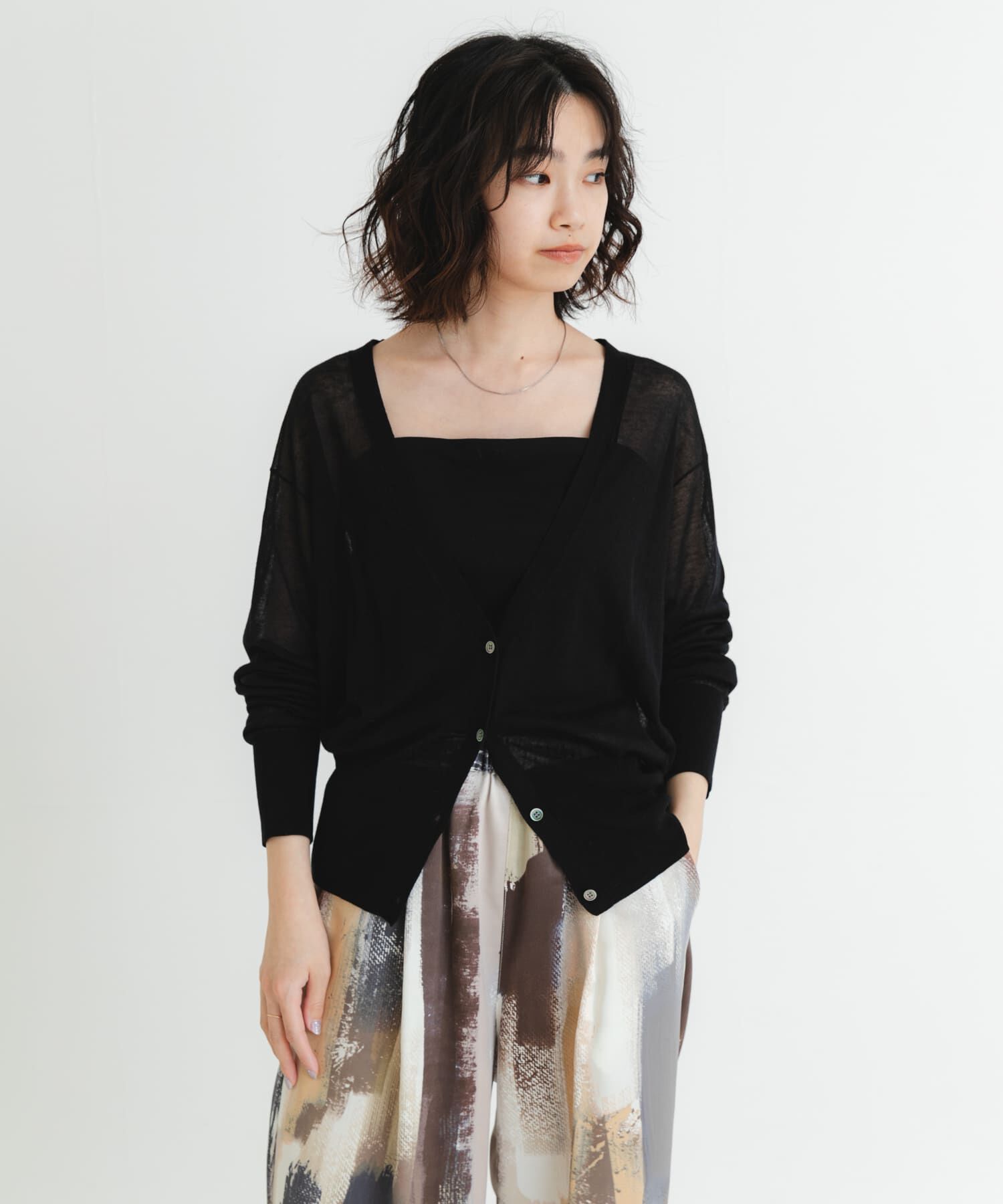 URBAN RESEARCH「カシミヤミックスVネックカーディガン」|カーディガン|