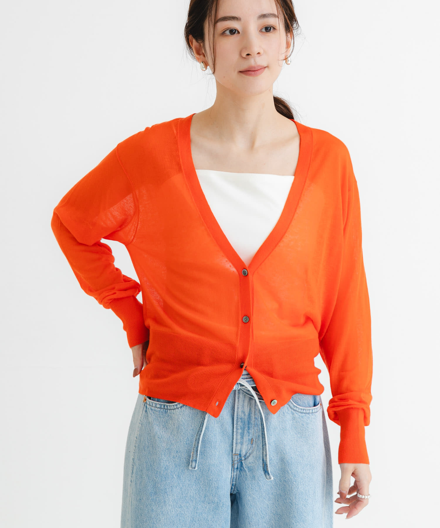 URBAN RESEARCH「カシミヤミックスVネックカーディガン」|カーディガン|