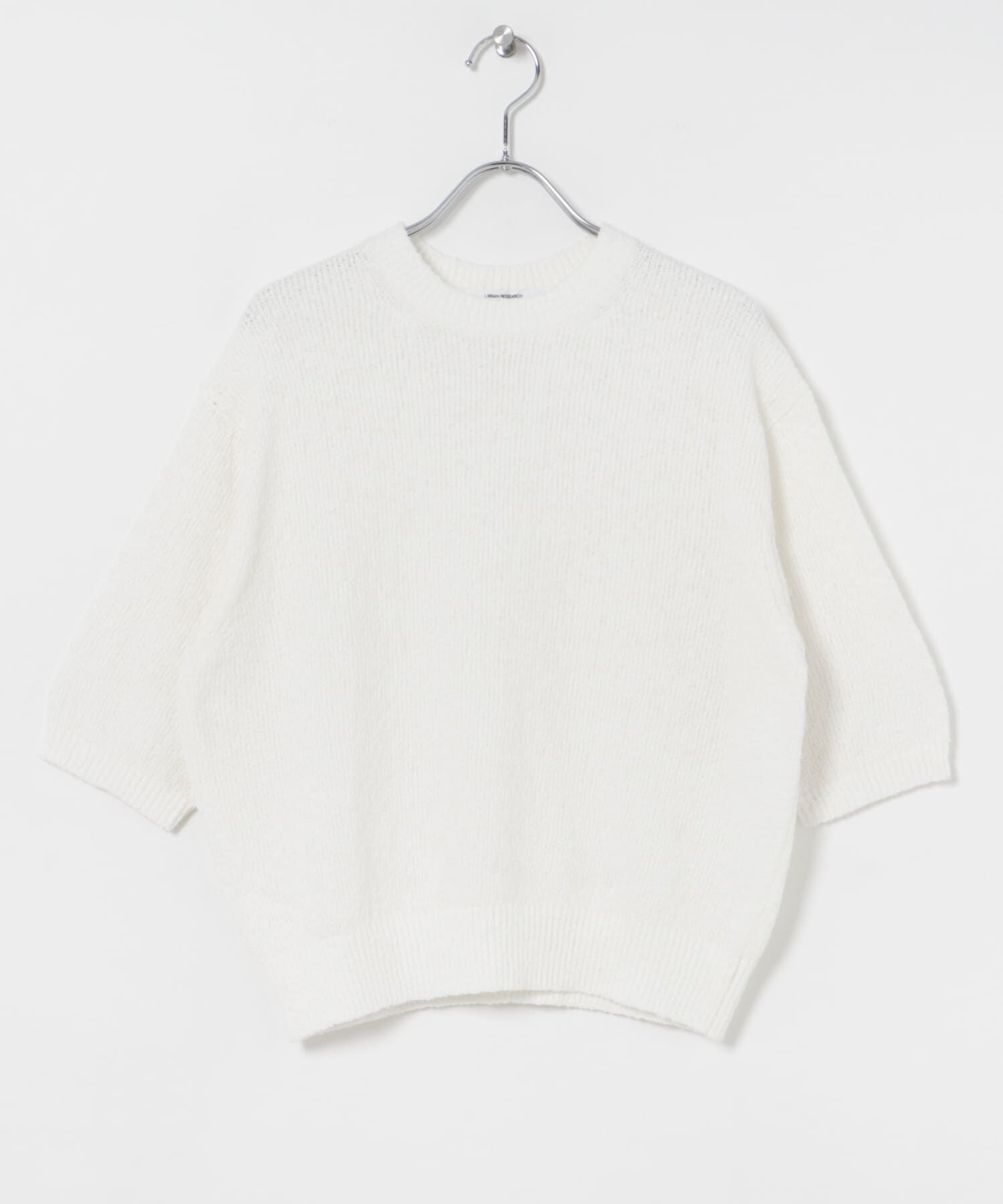 URBAN RESEARCH「ブークレハーフスリーブニット」|ニット・セーター|