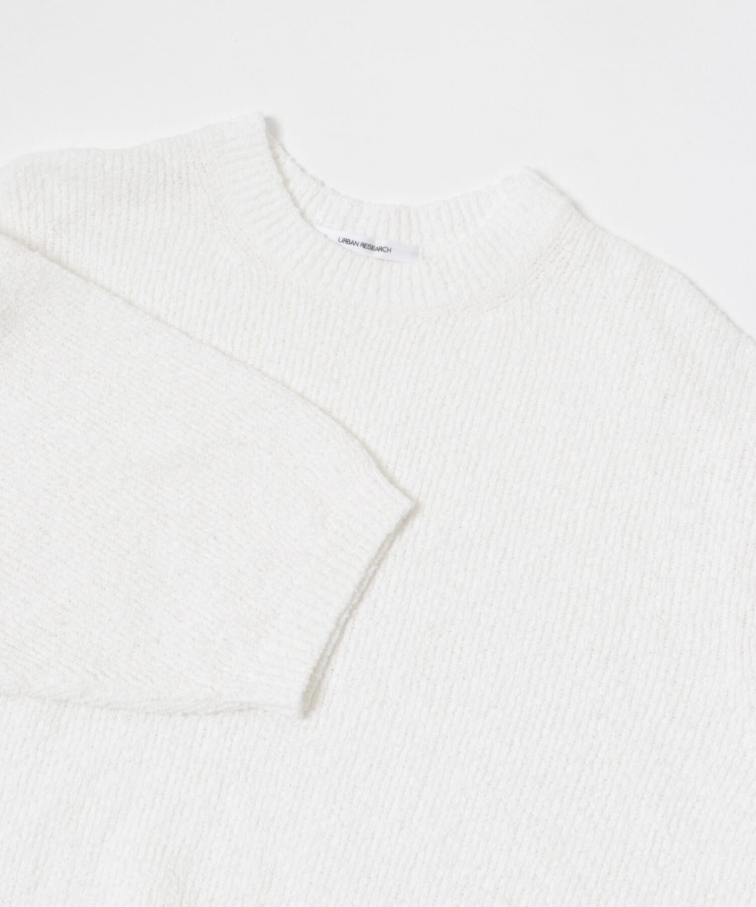 URBAN RESEARCH「ブークレハーフスリーブニット」|ニット・セーター|