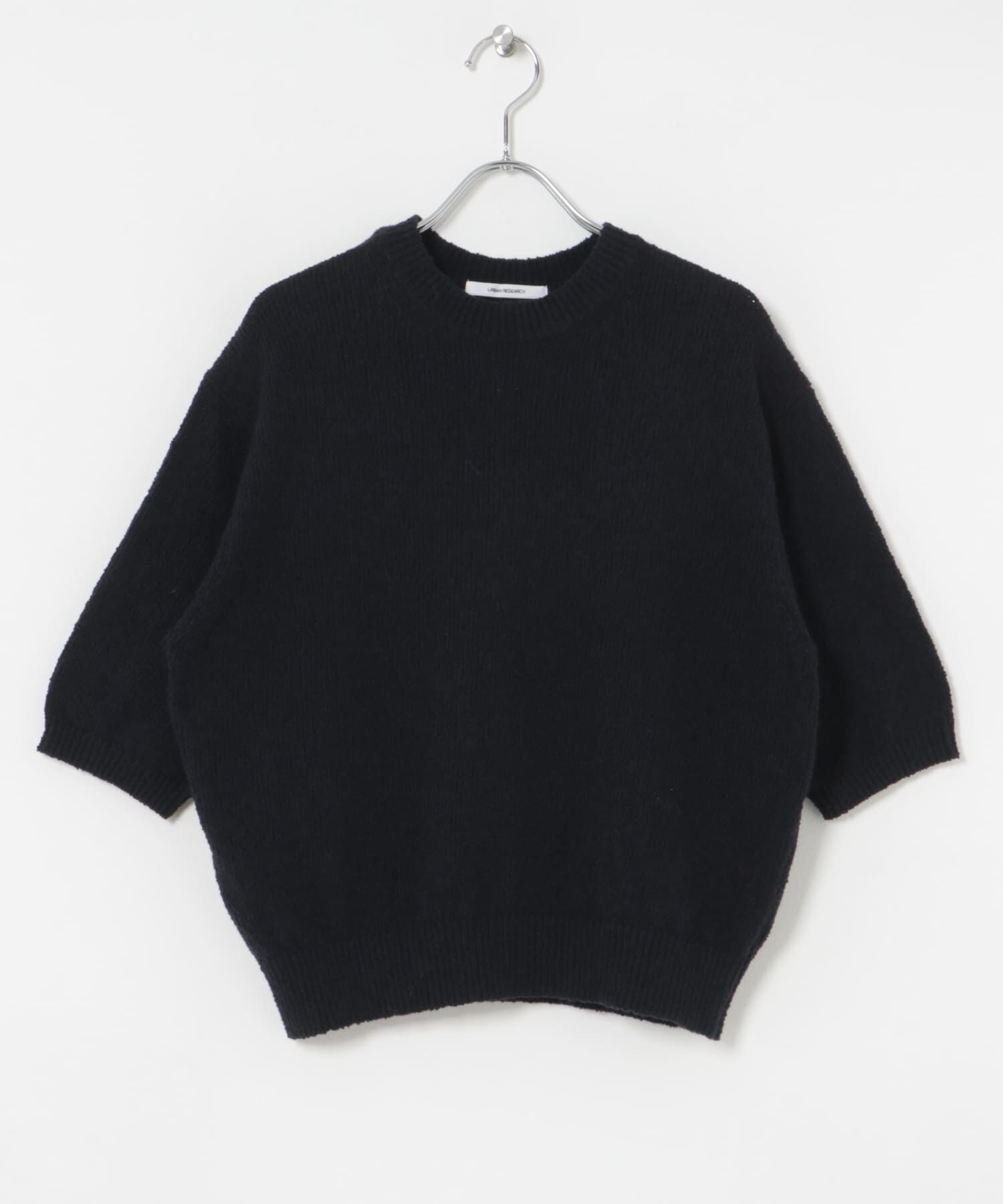 URBAN RESEARCH「ブークレハーフスリーブニット」|ニット・セーター|