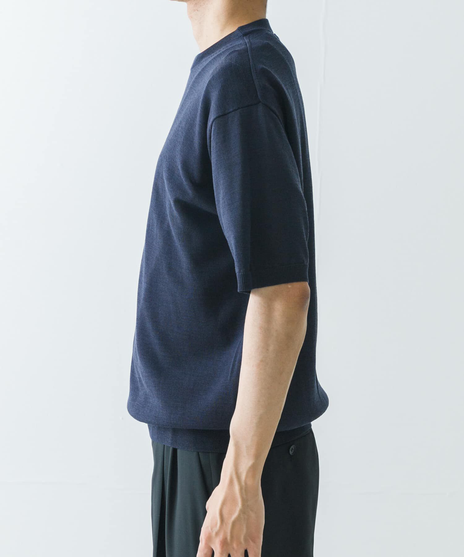 URBAN RESEARCH「new basic　WOOL SILK KNIT T-SHIRTS」|ニット・セーター|