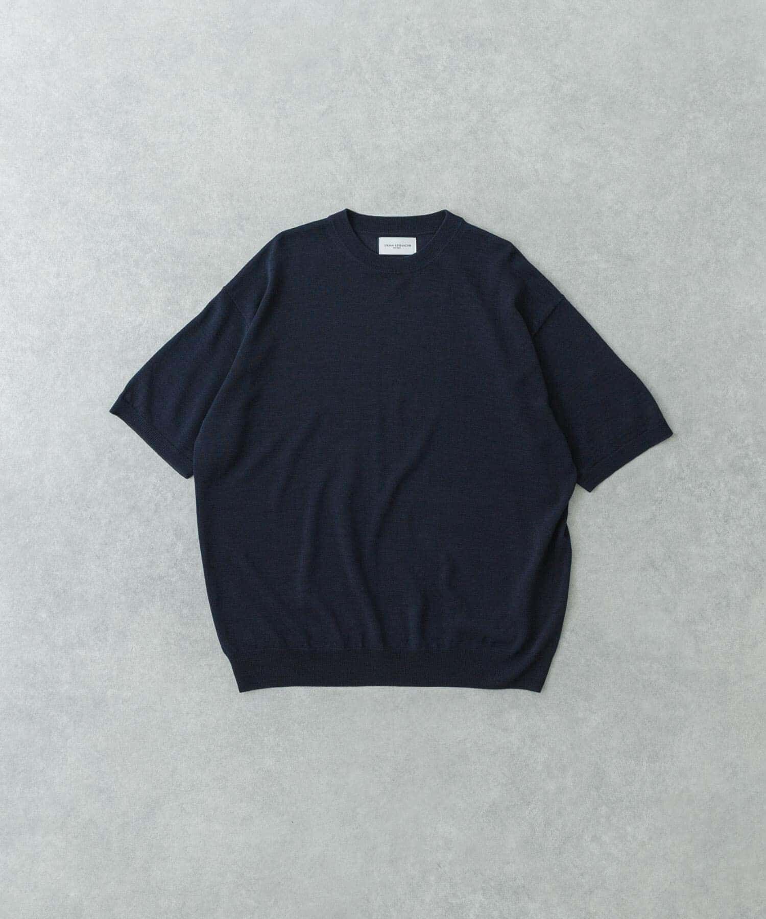 URBAN RESEARCH「new basic　WOOL SILK KNIT T-SHIRTS」|ニット・セーター|