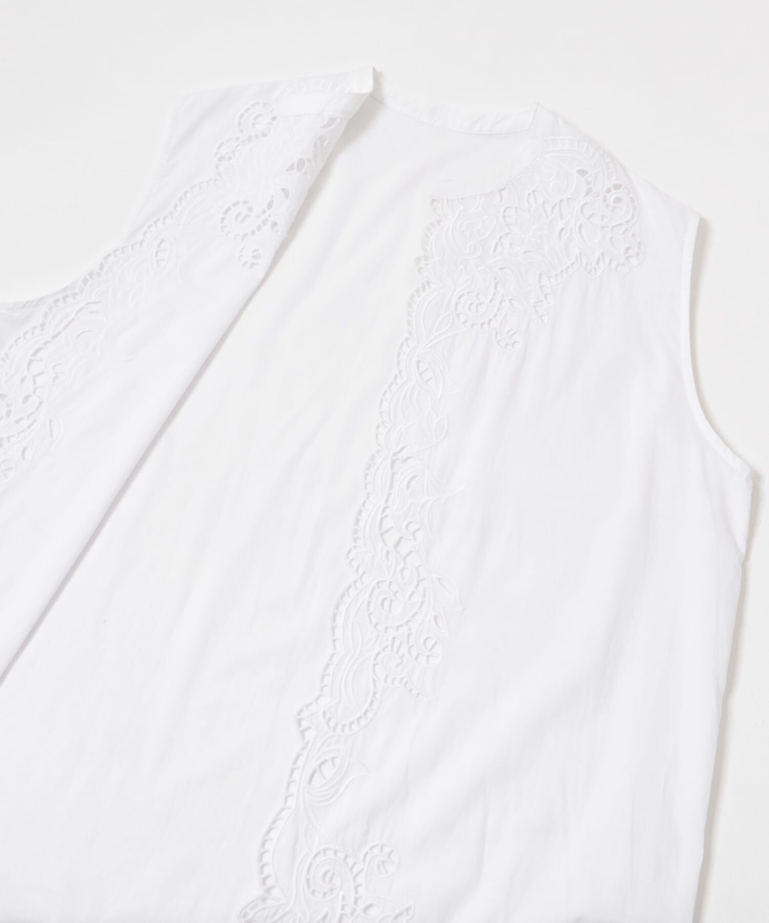 URBAN RESEARCH「カットワークレース刺繍ジレ」|ベスト・ジレ|