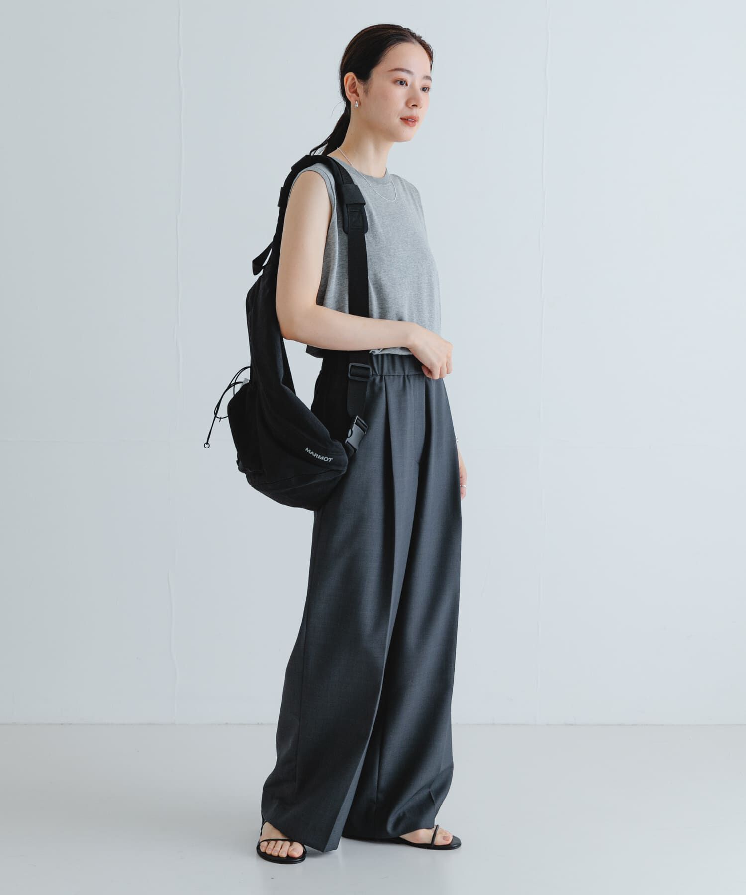 URBAN RESEARCH「『イージーケア』ワイドギャザースラックス」|その他|