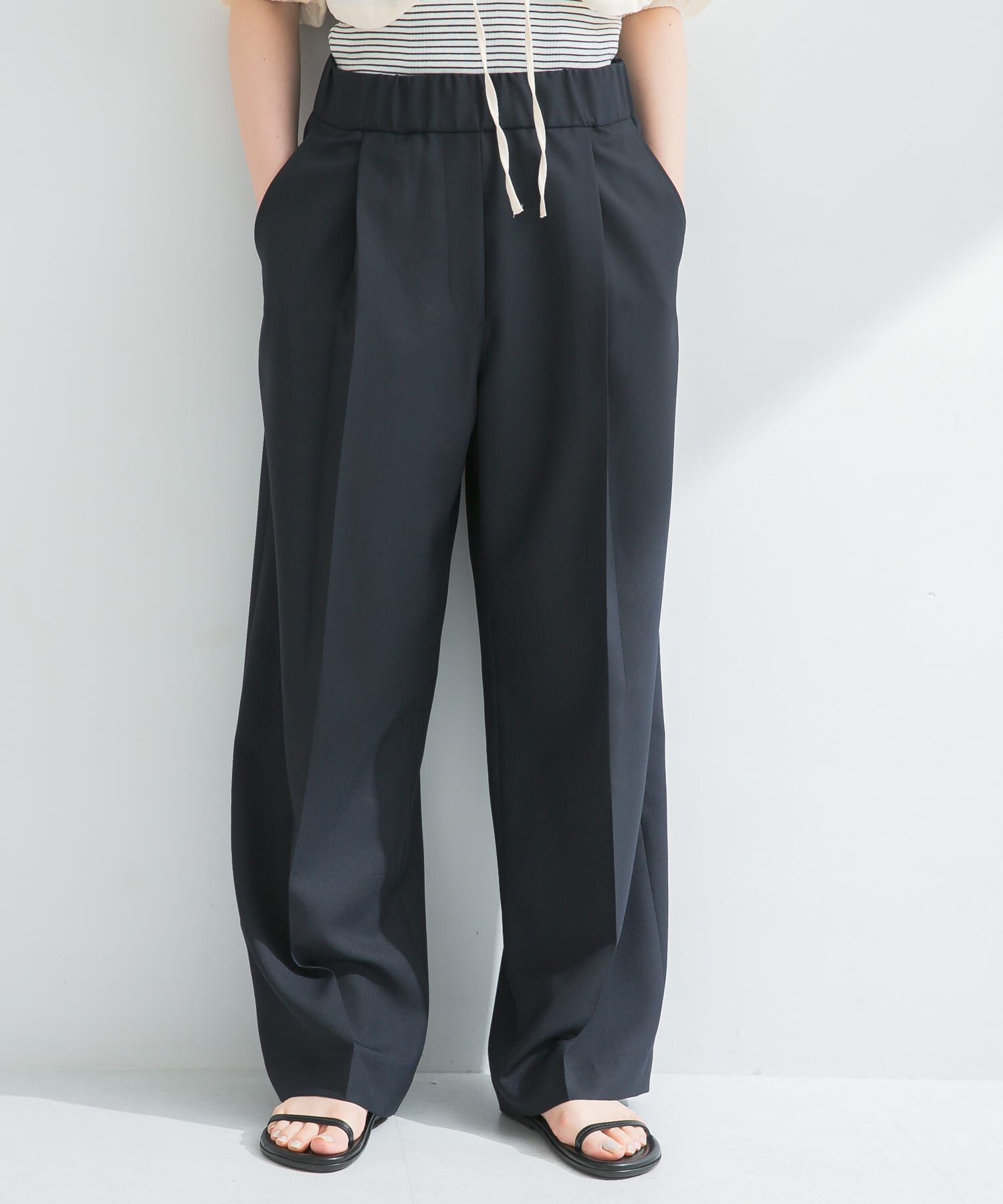 URBAN RESEARCH「『イージーケア』ワイドギャザースラックス」|その他|