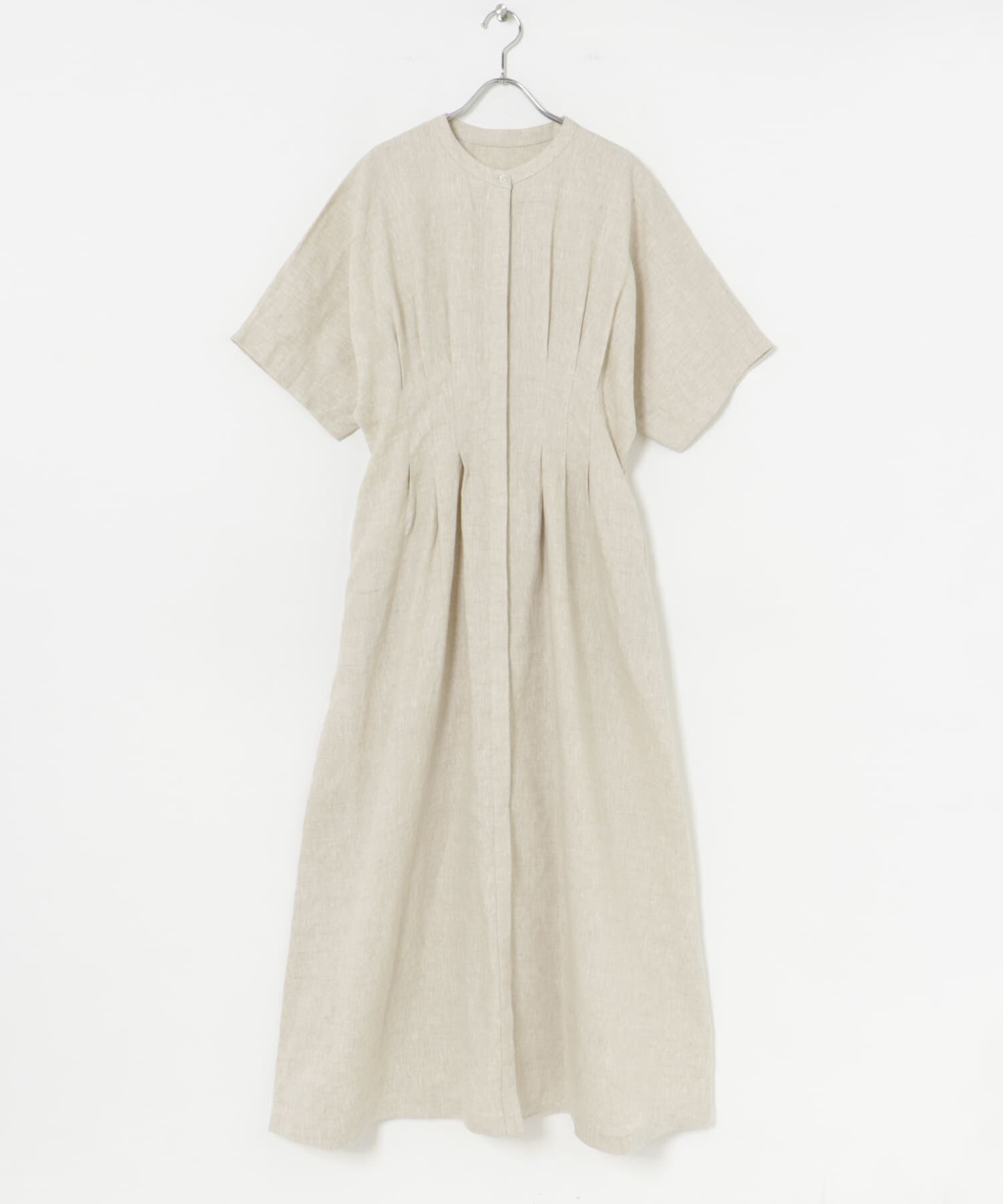 URBAN RESEARCH「『2サイズ展開』タックデザインリネンワンピース」|ワンピース|