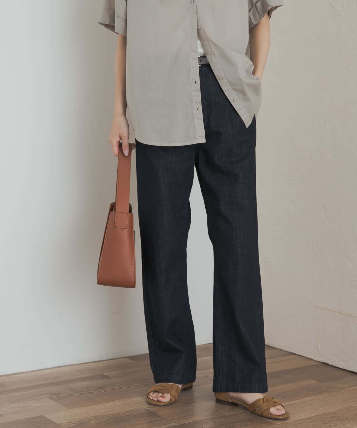 URBAN RESEARCH DOORS「『3サイズ展開』デニムワイドパンツ」|デニム|