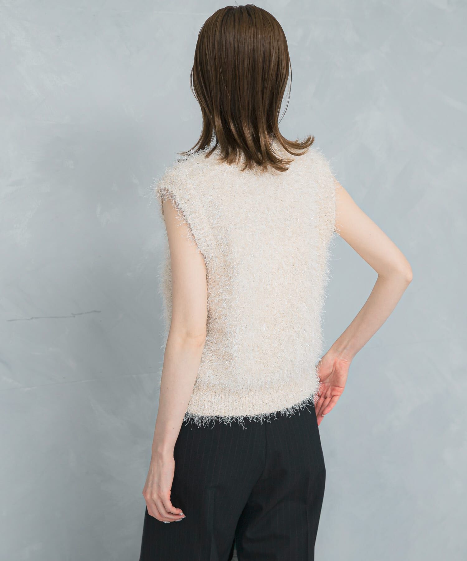 URBAN RESEARCH ROSSO「シャギーニットベスト」|ベスト・ジレ|