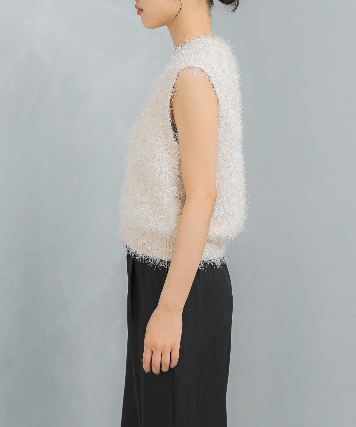 URBAN RESEARCH ROSSO「シャギーニットベスト」|ベスト・ジレ|