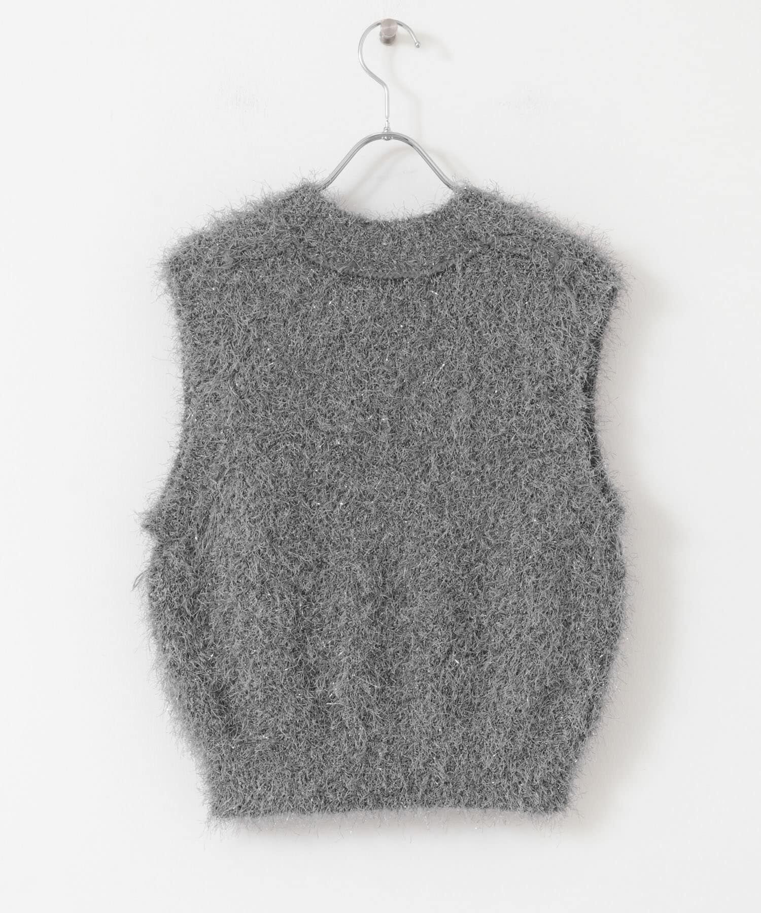 URBAN RESEARCH ROSSO「シャギーニットベスト」|ベスト・ジレ|