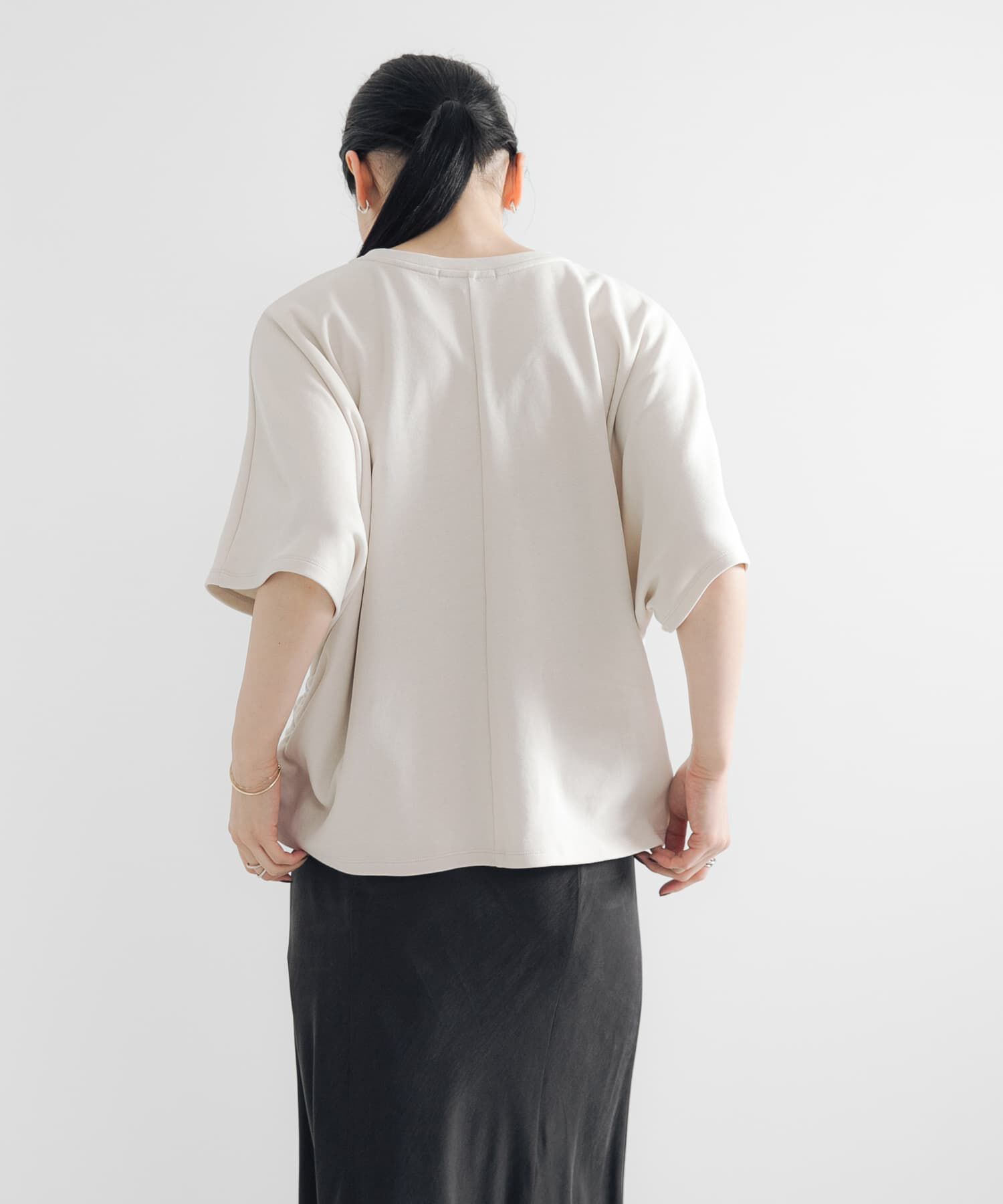 URBAN RESEARCH「サイドギャザードルマントップス」|Tシャツ・カットソー|