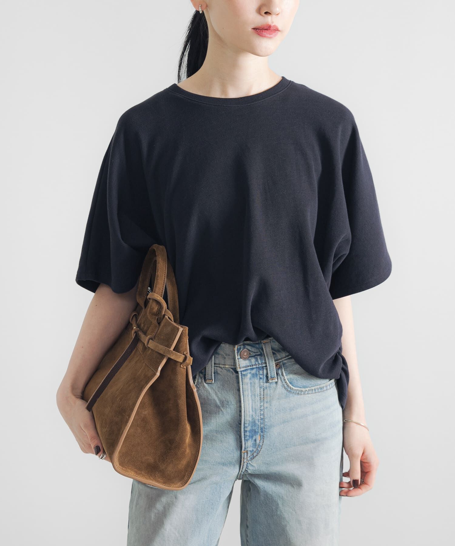 URBAN RESEARCH「サイドギャザードルマントップス」|Tシャツ・カットソー|