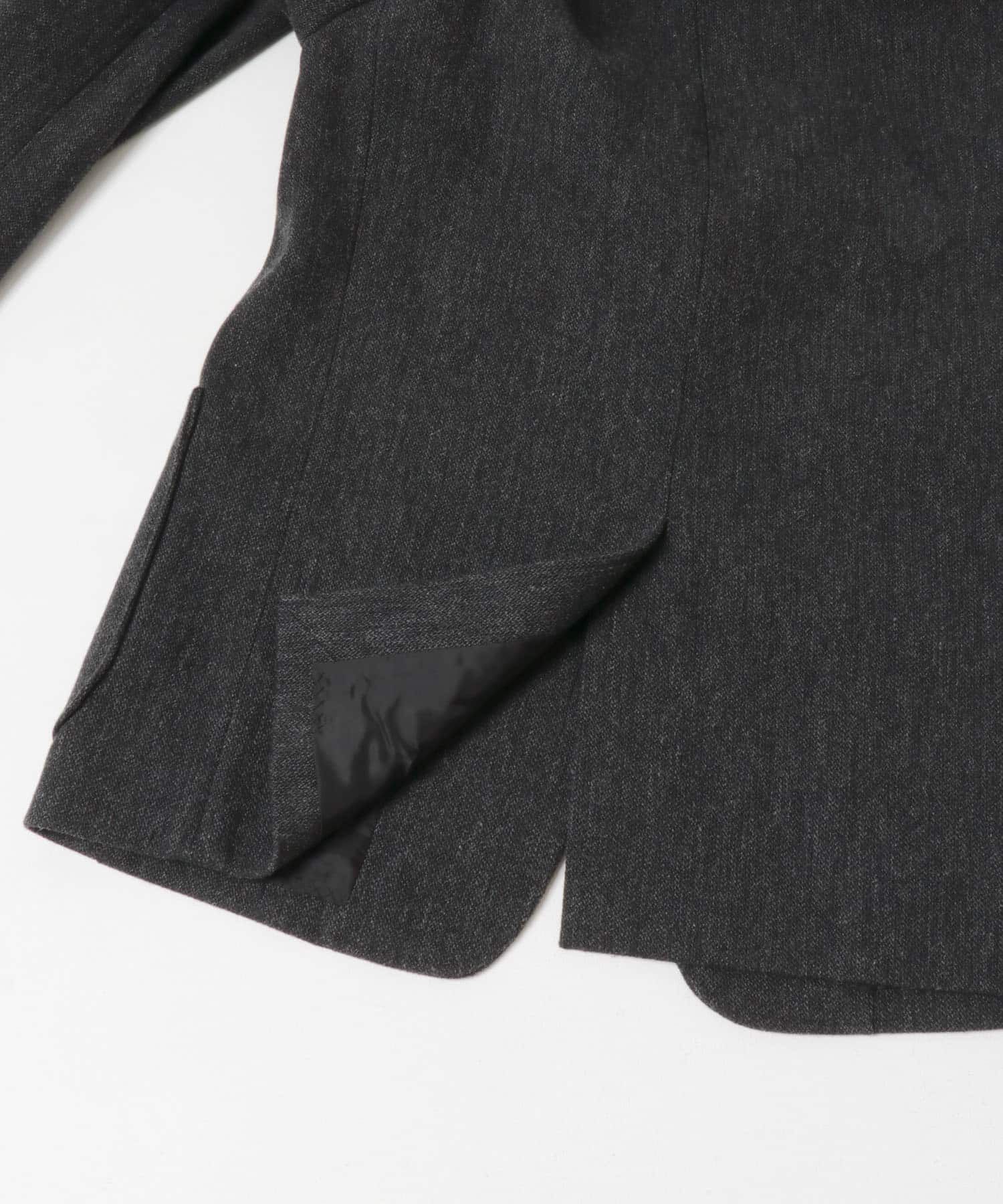 URBAN RESEARCH「new basic　VINTAGE WOOL TWEED JACKET」|ノーカラーコート|