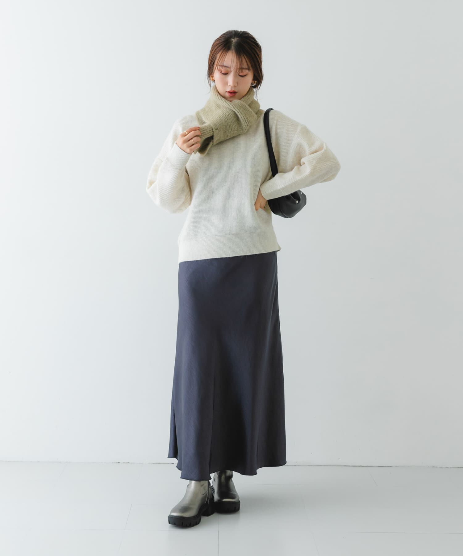 RODE SKO「メランジロングマフラー」|マフラー|