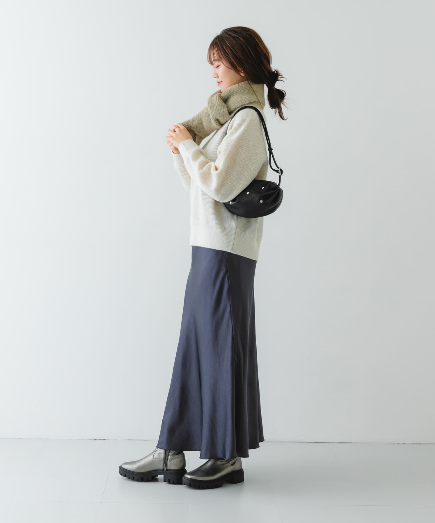 RODE SKO「メランジロングマフラー」|マフラー|