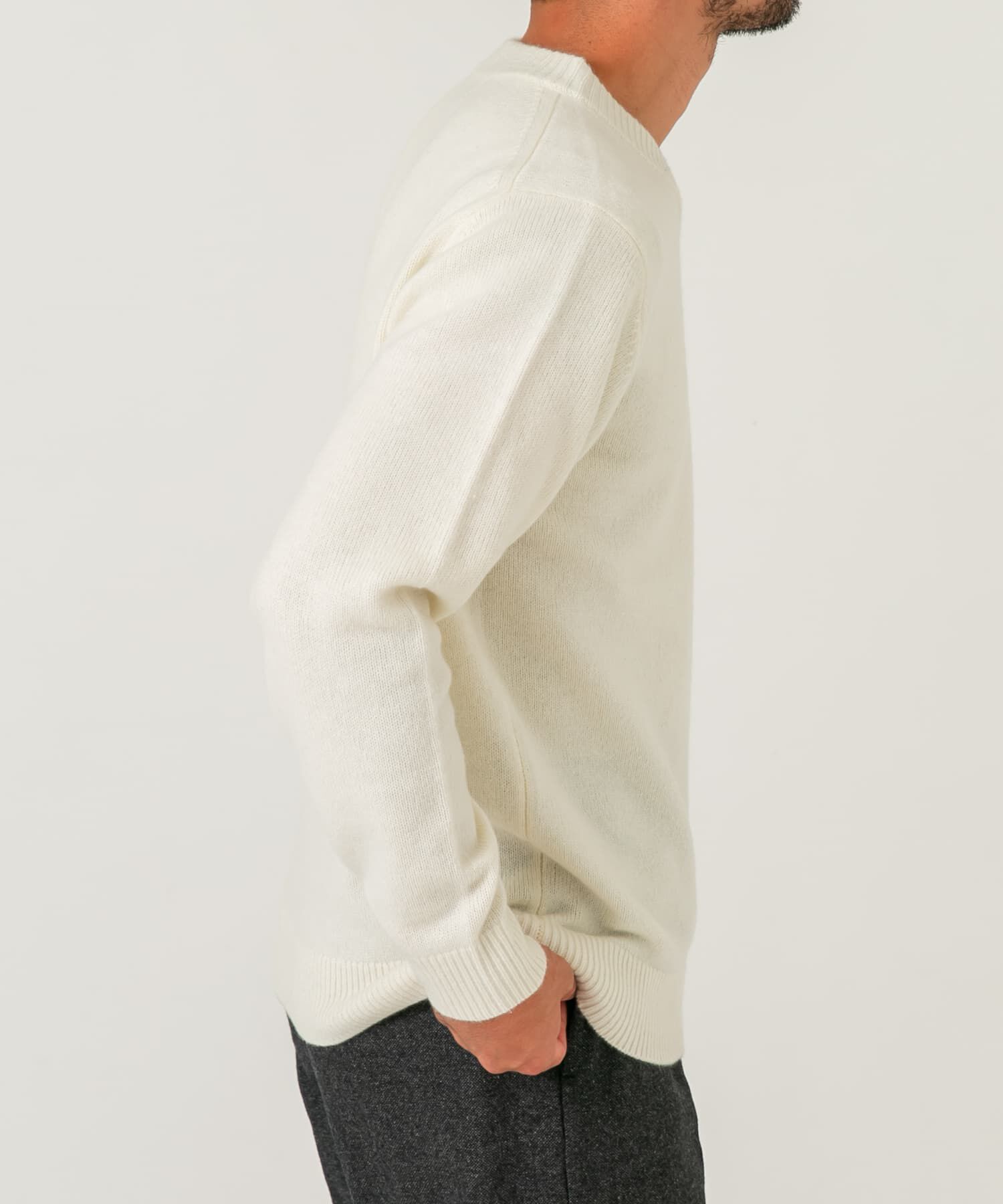 URBAN RESEARCH ROSSO「『XLサイズあり』ハミルトンラムズウールVネックニット」|ニット・セーター|