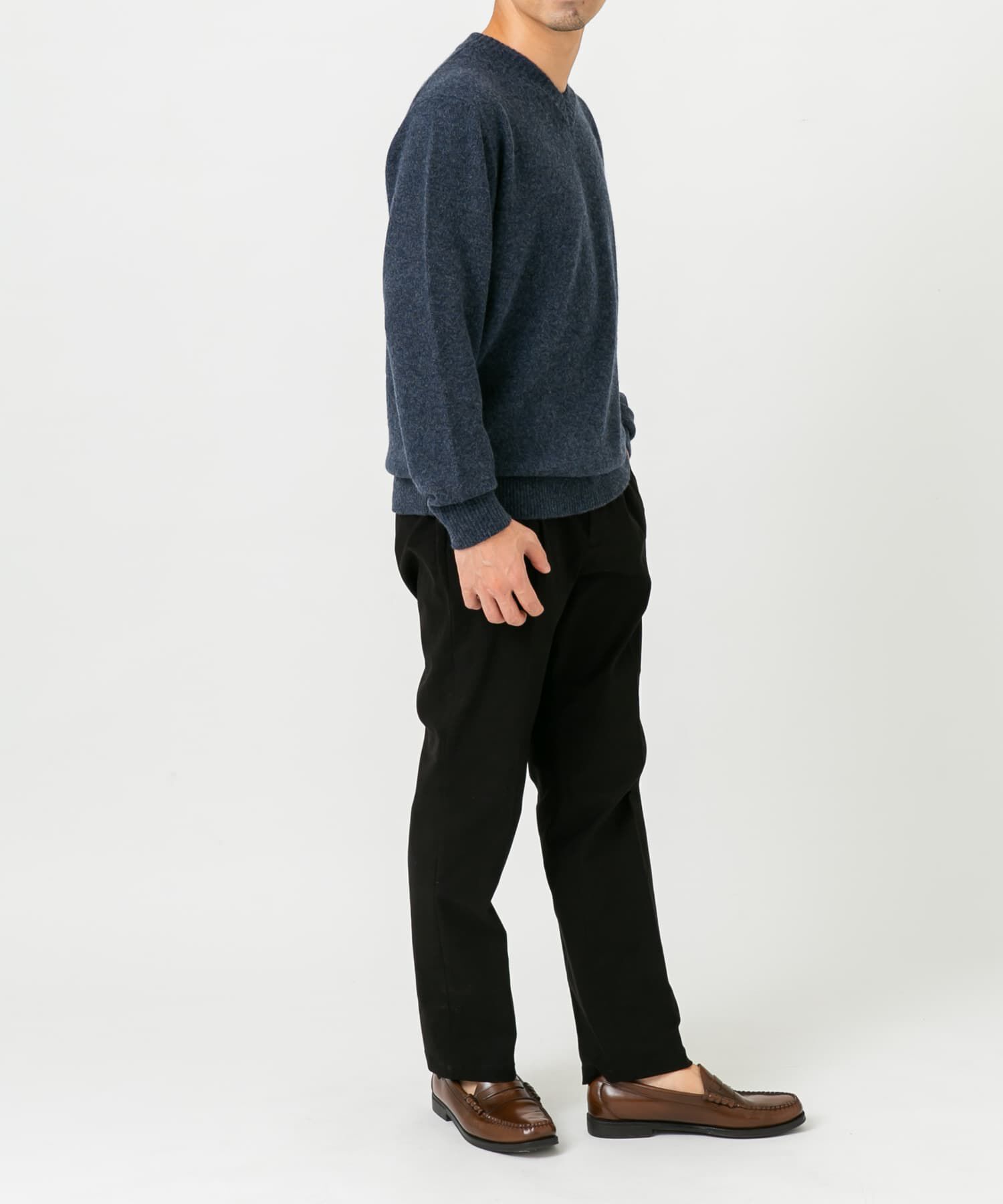 URBAN RESEARCH ROSSO「『XLサイズあり』ハミルトンラムズウールVネックニット」|ニット・セーター|