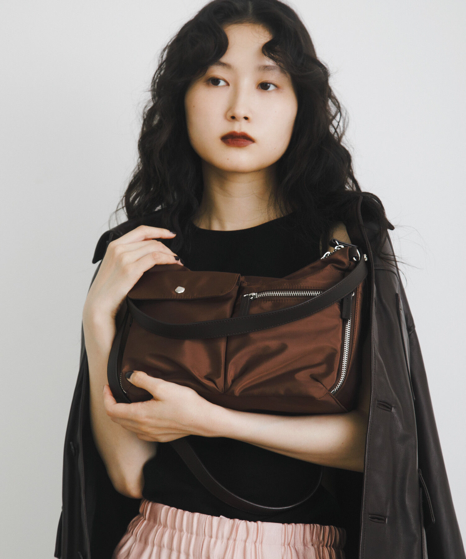 RODE SKO「hun RODESKO　Dual pocket」|ショルダー・メッセンジャー|ブラウン