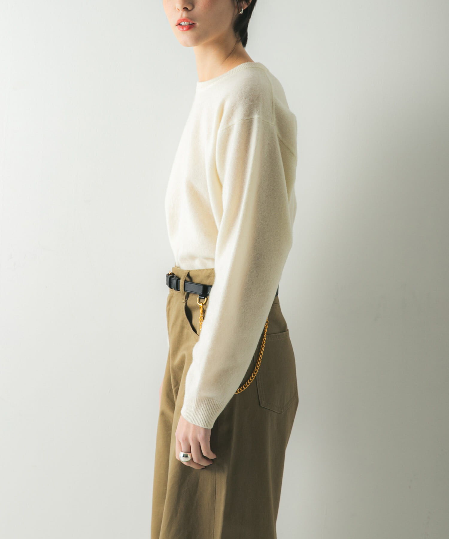 URBAN RESEARCH「ウール100 クルーネックソフトニット」|ニット・セーター|